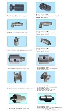 Sr Hydraulic Pressure Rotary Joint